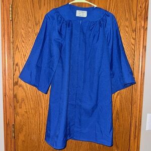 Royal Blue Kids Graduation Gown